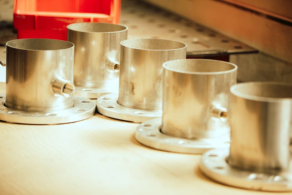 Edelstahlkomponenten, Bauteil aus der Fertigung von FEG Metalltechnik